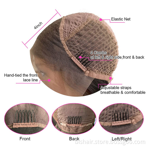 13x4 Loose Deep Wave Frontal Wig Full Lace Front Human Hair Wigs For Women Water Wave 30 Inch Brazilian Curly Human Hair Wig